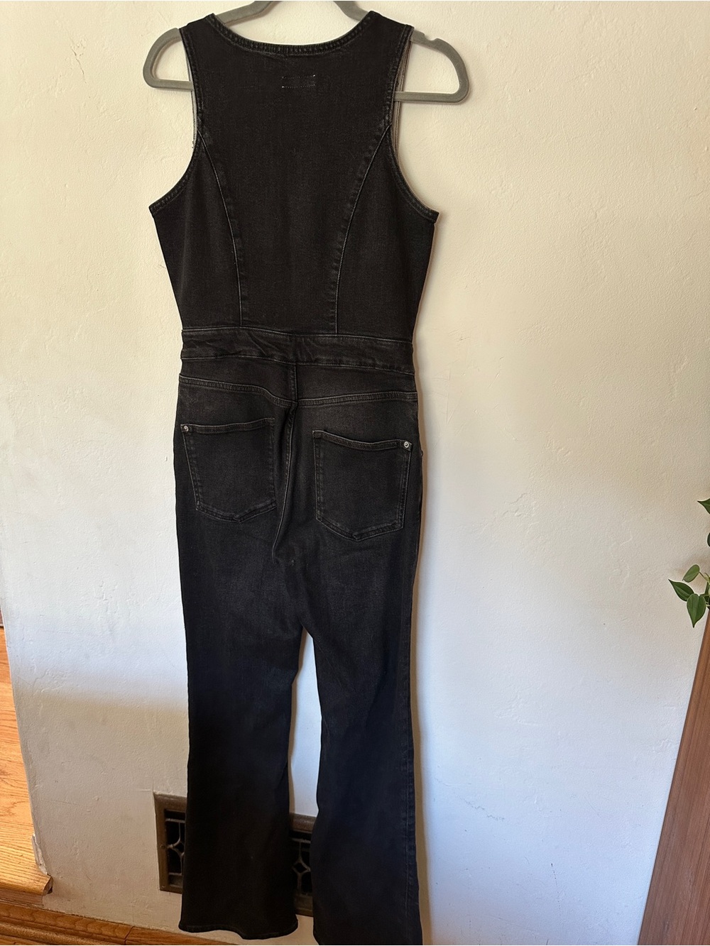 Pilcro Black Button-down Flare Jumpsuit from Anthropologie - Picture 11 of 16